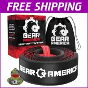 Durable Weather-Resistant Recovery Tow Strap 3" x 8' - 35,053 lbs Strength