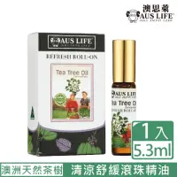 在飛比找momo購物網優惠-【AUS LIFE 澳思萊】茶樹滾珠精油 5.3ml(澳洲天