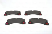 Bosch Front Brake Pads for Porsche Cayenne 9PA 3.6L Petrol M55.01 2007 - 2010