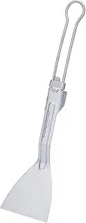 Boundless Voyage Titanium Folding Spatula Frying Shovel with Folding Handle Food Turner for Camp Kitchen Outdoor Cooking Ti1076T