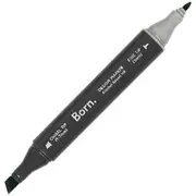 Born Professional Dual-Tip Artist Marker Turquoise Green G950