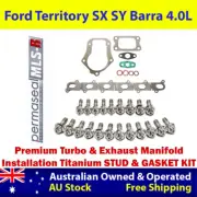 Permaseal Turbo & Manifold Titanium Stud & Gasket Kit For Ford Terriory Barra 4L