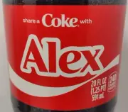 Share A Coke With Alex 2025 Personalized Gift Coca Cola Bottle