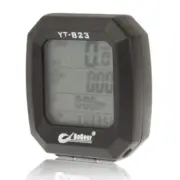 LCD Electronic Bicycle Speedometer (YT-823) (Black)