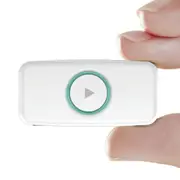 Wireless Music Receiver for Car with 3.5mm Jack - Mini Bluetooth White
