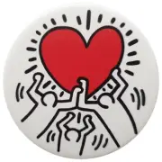 Popsockets Grip Stand Keith Haring Holding a Heart Popsocket