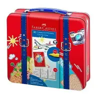在飛比找樂天市場購物網優惠-彩色筆 Faber-Castell 輝柏 40色旅行箱連接彩