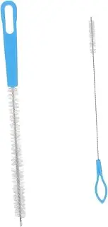 DEARMAMY 2pcs Cleaning Brush Set for Baby Bottles Cups Long Handle Tube Cleaner Brush for Pipe Tube Gap Teapots Cleaning Hummingbird Feeders