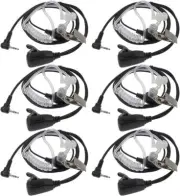 6x FBI Earpiece Headset for Walkie Talkie Two Way Radio 1 Pin Motorola Talkabout