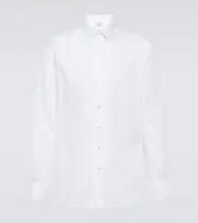 [Etro] Etro Cotton poplin Oxford shirt UK 14 white