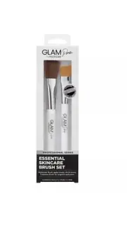 2PK GLAM by Manicare Pro Essential Skin Care Brush Set Professional Series