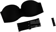 [STKARCV] Women Strapless Bra Wireless Female Tube Top Solid Push Up Thin Bras Underwear Convertible Straps Ladies Lingerie Bras(Black,34-75AB)