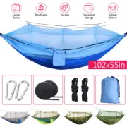 2 Person Double Camping Hammock Tent Mosquito Net Outdoor Hanging Sleeping Swing