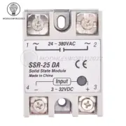 AC 24V-380V SSR-25DA/40DA Solid State Relay Module 25A/40A 250V DC Input Output