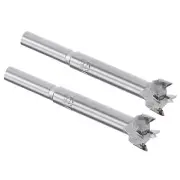 2pcs Forstner Drill Bits - [15mm] Carbide Wood Auger Opener Boring Bit, Gray