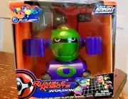 Rumble Robots knight slammer blue army Battling Robot Trendmasters 2001 MIB