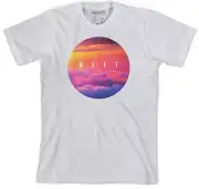 Neff Youth Head In The Clouds Short Sleeve T-Shirt Medium Athletic Heather Grey