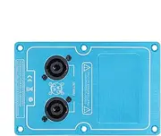 Speaker Wiring Junction Box - Double 4-Core Socket Audio Input Wiring Board,Aluminum Alloy Terminal Binding Post, Subwoofer Audio Accessories