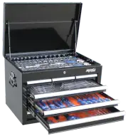 Toolkit 218Pc Metric/Sae - Black 7 Drawer Custom. Part No SP50121