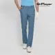 【GoPlayer】男彈性腰高爾夫長褲淺藍 (男高爾夫運動速乾免燙彈力Golf球褲)