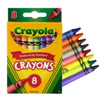 在飛比找蝦皮購物優惠-【繪兒樂Crayola】彩色蠟筆(8色/16色/24色) 安