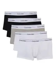 [Calvin Klein] Icon Cotton Low Rise Trunks 5 Pack in Multi