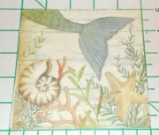 Two Decorative Cocktail Napkins for Decoupage "Seas the Day"