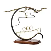 Goblet Rack with 6 Hooks Classic Stemware Rack for Kitchen Barware Tabletop