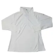 Columbia Women's Glacial IV Half Zip Fleece Jacket Sea Salt Medium - NEW