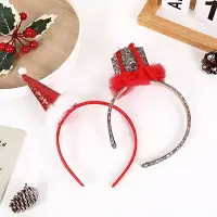 在飛比找樂天市場購物網優惠-聖誕帽髮箍 聖誕禮物髮箍 聖誕節 髮飾 造型 髮箍 聖誕 可