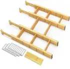 SpaceAid Bamboo Drawer Divider System