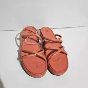 NEW Women's Dory Platform Heels Coral Orange Apricot - A New Day Size: 6.5