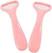 Mikinona Painless Women's Hair Removal Knife Compact Facial Hair Trimmer for Legs Underarms Bikini Area Portable Razor for Women Reusable Shaver