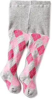 [Jefferies Socks] Baby Girls' Argyle Tights