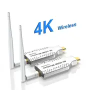 4K 50m Wireless HDMI Transmitter Receiver Extender Display for Camera PC To TV
