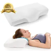 Memory Foam Pillow,3 Layer Adjustable Contour Pillowfor Neck & Shoulder, Support