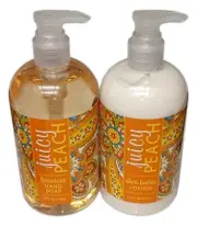 Greenwich Bay JUICY PEACH Shea Butter Hand Soap & Lotion Set, 16oz. Each