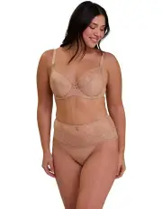[Sans Complexe] Lily Full Cup Lace Wired Bra in Beige