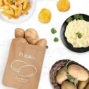 Reusable Potato Storage Bag | Eco Klever | Reduce Food Waste & Save Money | Potato Container | Food Storage Bag | Keep Fresh for longer | Potato White, Potato Red, Sweet Potato, Spud Lite, Baby White