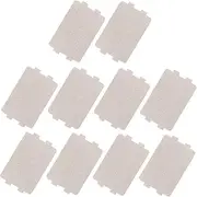 HOLIDYOYO 10Pcs Heat Resistant Mica Plates for Microwave Oven Repair Insulation for Home Appliances Replacement Parts for Toasters Heaters Practical Mica