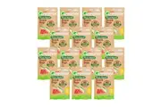 490pc Multix Greener Plastic Snack Bags Zip Lock Food Storage Clear 16x10cm