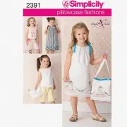 Pillowcase Chic: Trendy Sewing Patterns for Girls' Bags & Outfits, Sizes 3-8