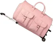 [APLVFFZH] Rolling Garment Bag with Wheels Business Trips Handbag Carry on Garment Bag