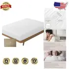 Luxurious 300 Thread Count Organic Cotton Full Fitted Sheet – Machine Washable