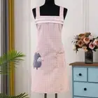Breathable Kitchen Apron Anti-Oil Stain Salon Apron Cute Cleaning Apron Adult
