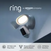 Floodlight Cam Wired Pro | Outdoor Security Camera with 2K Video with Vision, 3