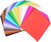 DIY Felt Sheets Set 40 Colors Non-Woven Fabric Sheets Felt Craft Material for Art Projects Decorations Education
