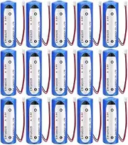 HOUYIBO 15PCS ER18505 with 2.0 White Plug 3.6V 4000mAh Battery A Size Non-Rechargeable Lithium Battery for CNC System