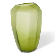 E Style Glass Waylon Tall Vase Home Indoor Decor Display 30x26cm Dark Green
