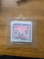 General Mills Lucky Charms Embroidered Patch My Heart Throbs For Pink Hearts